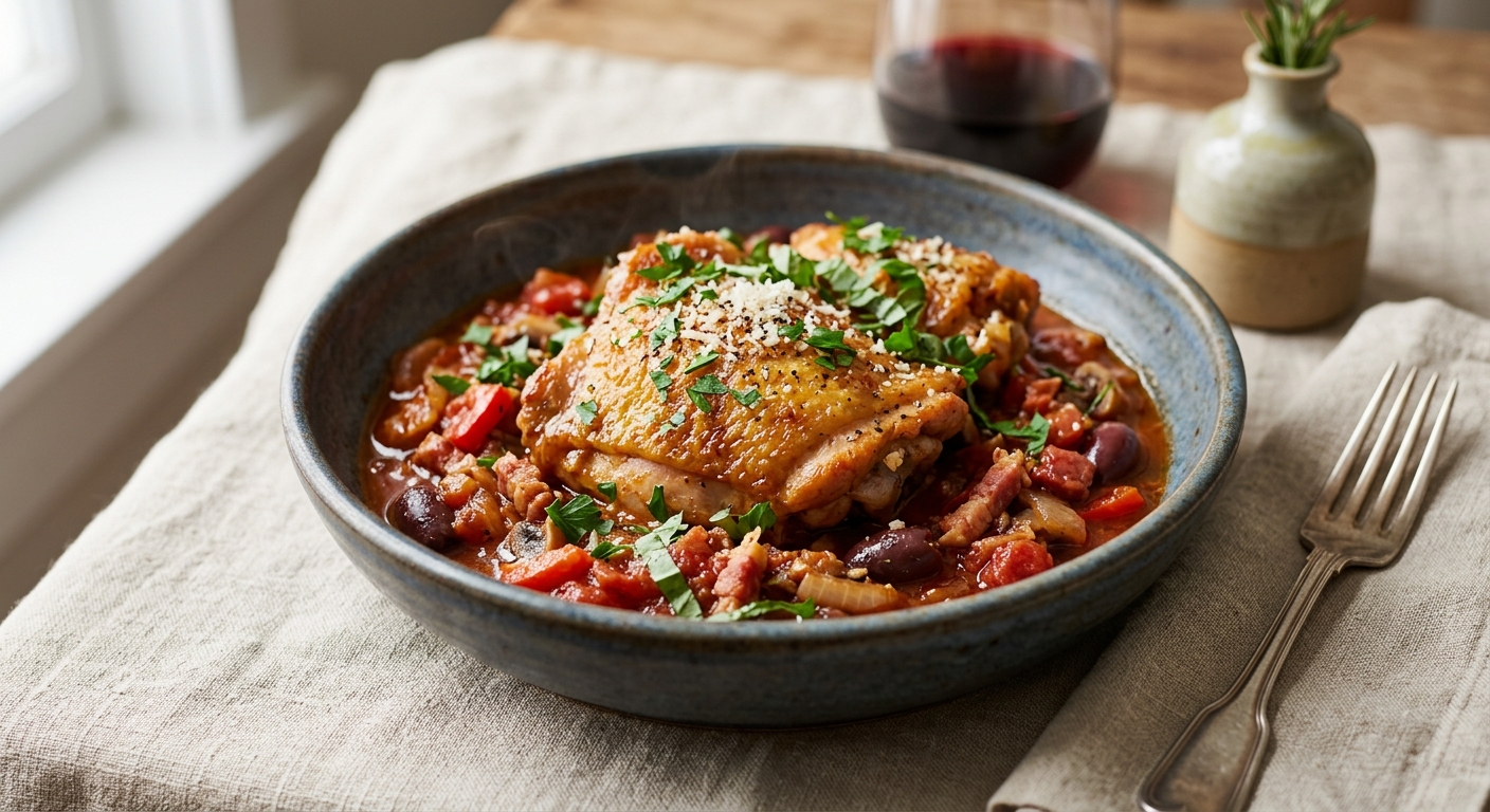 Poulet cacciatora - à l'italienne