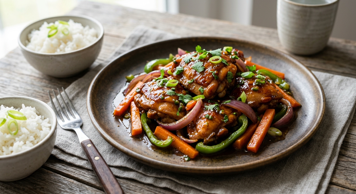 Poulet caramélisé