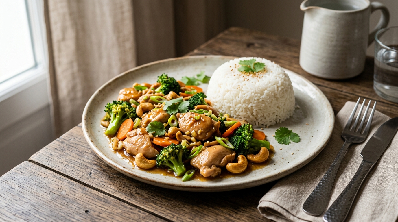 Poulet gingembre & cajou