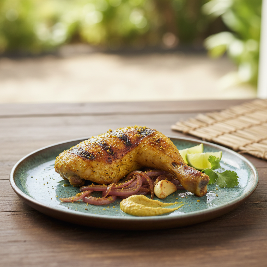 Poulet grillé massalé