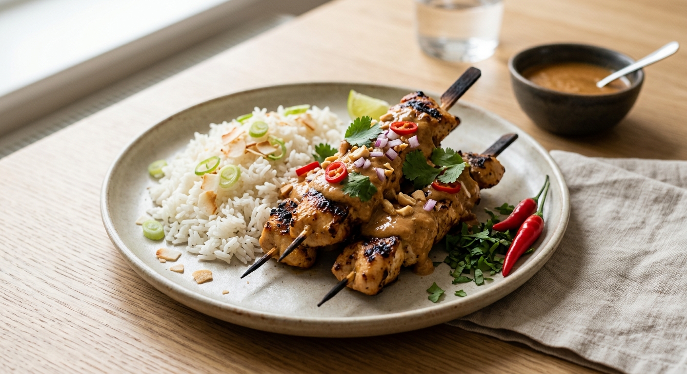 Poulet satay