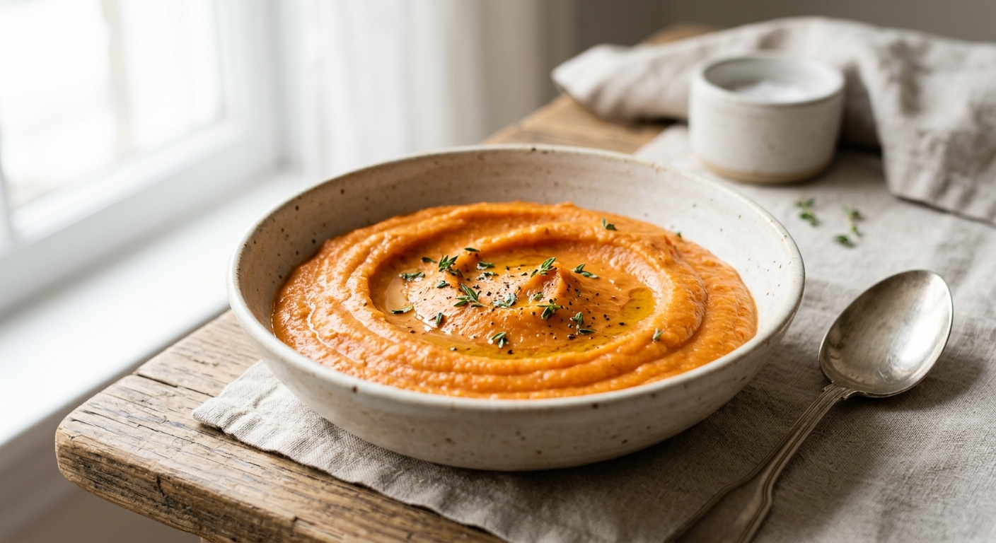 Purée de pommes de terre et tomates