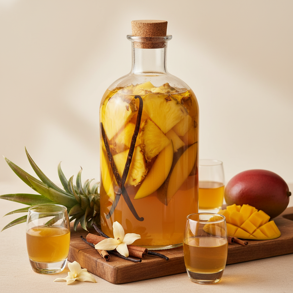 Rhum arrangé aux fruits