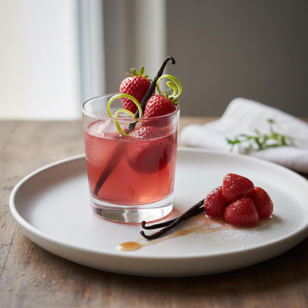 Rhum fraise vanille