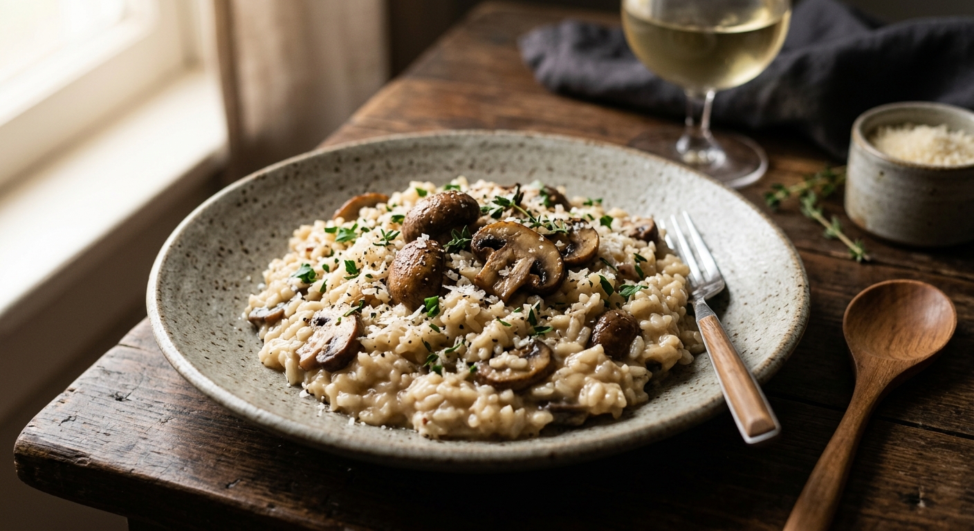 Risotto aux champignons