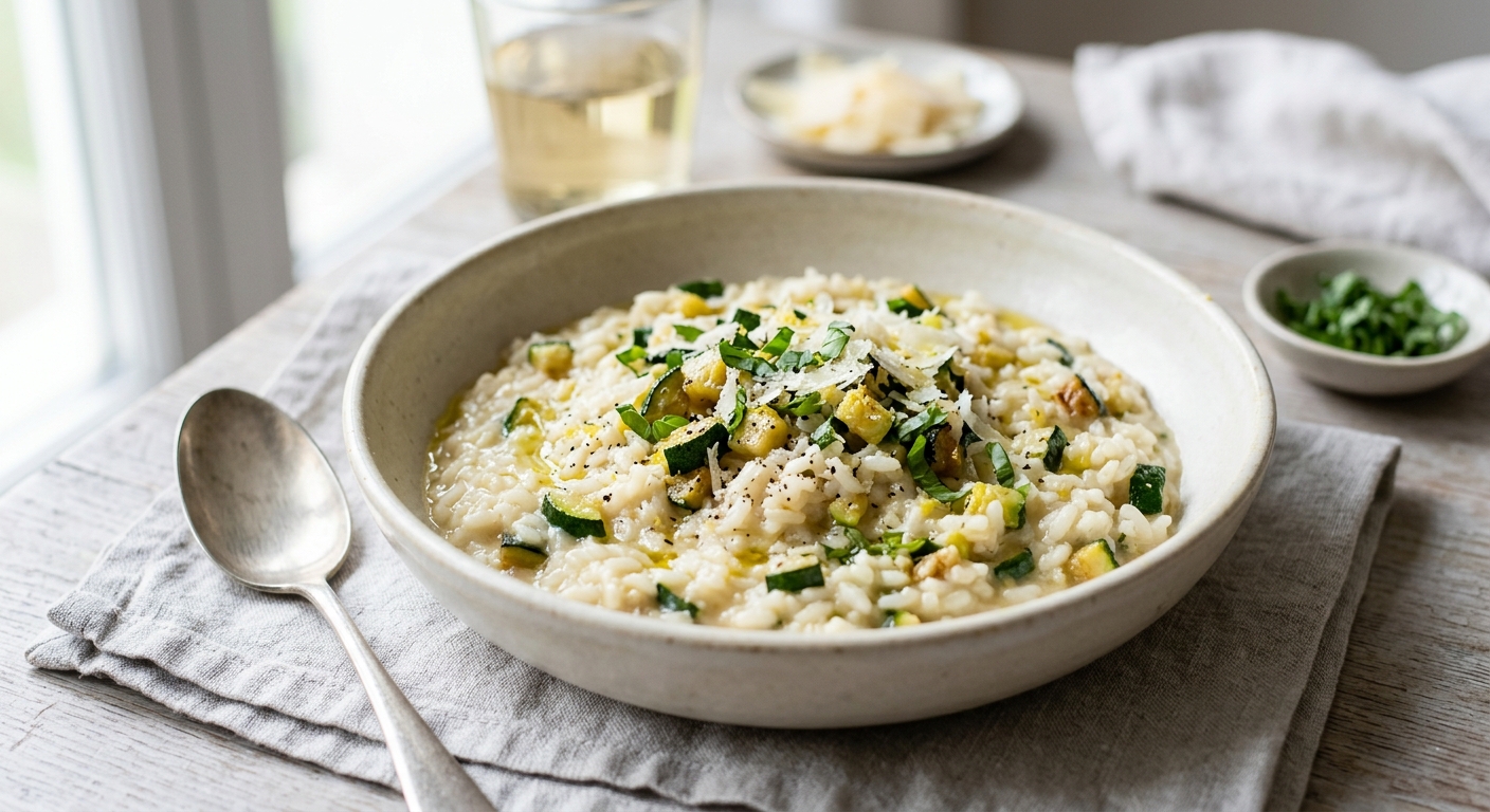 Risotto aux courgettes