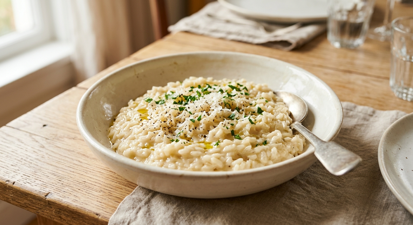 Risotto nature facile pour famille nombreuse ou famille recomposée