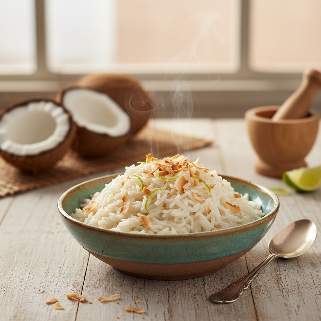 Riz à la noix de coco