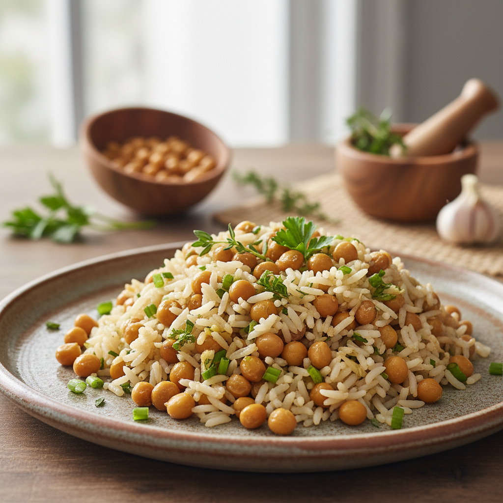 Riz aux pois d’angole à l’haïtienne