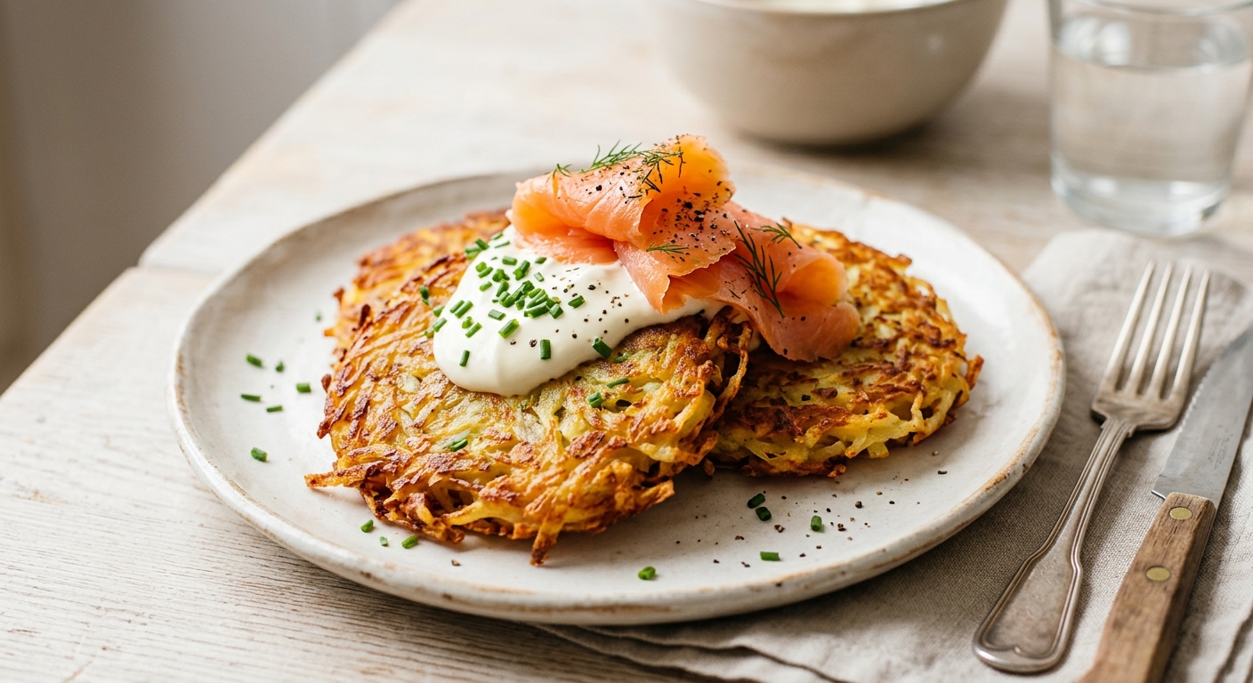 Rösti & saumon fumé