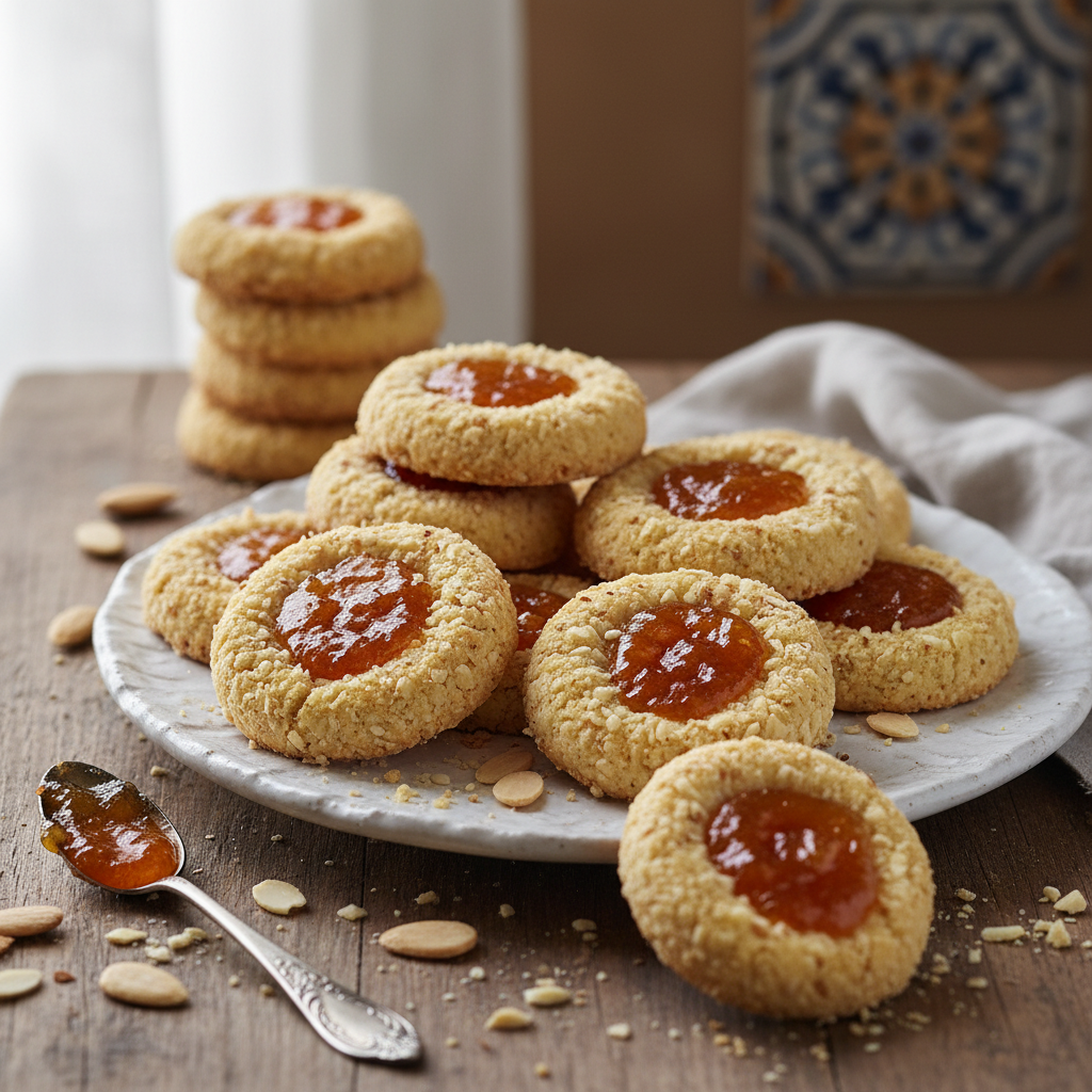 Sablés amandes et confiture