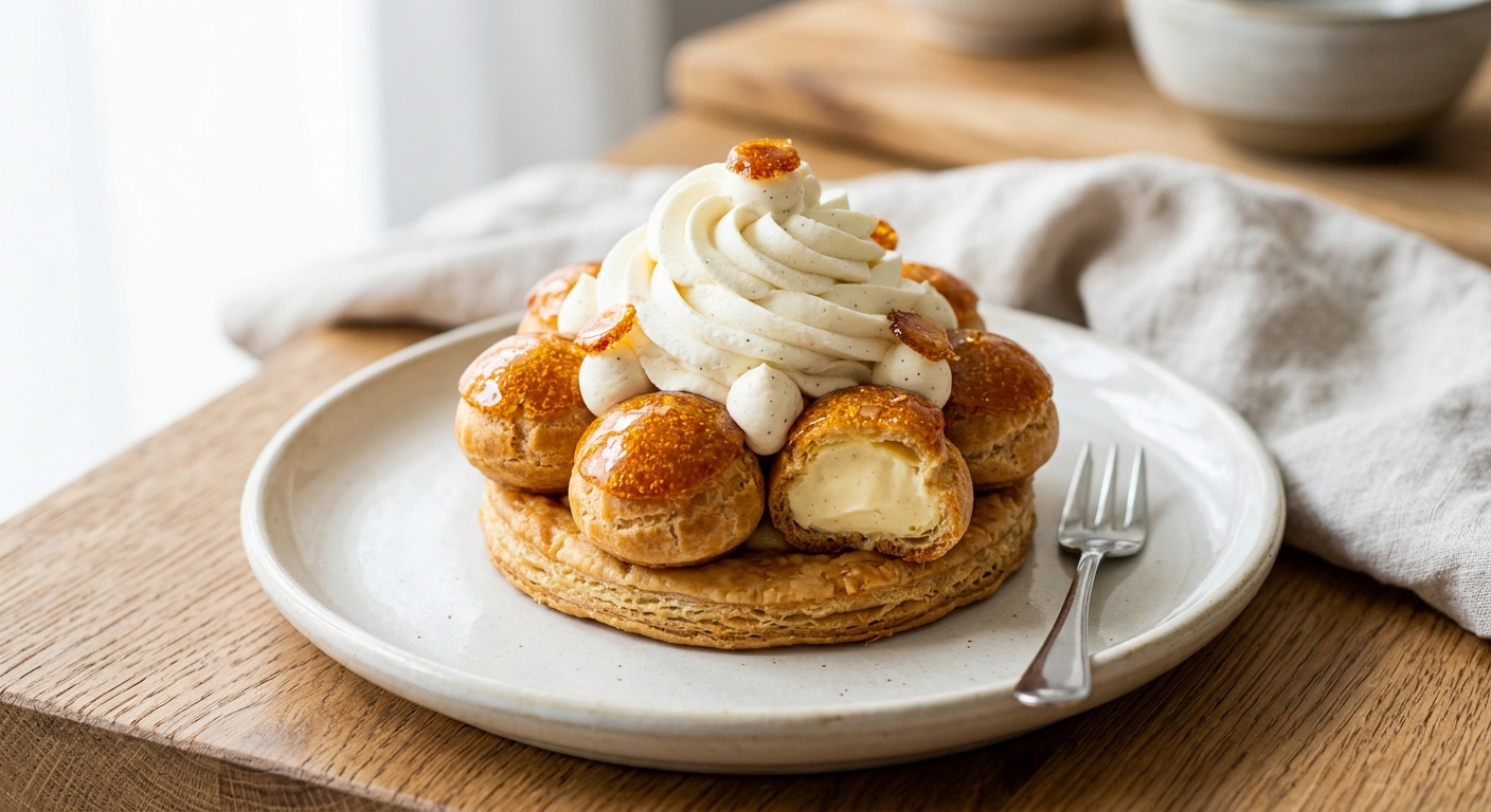 Saint honoré à la crème chiboust