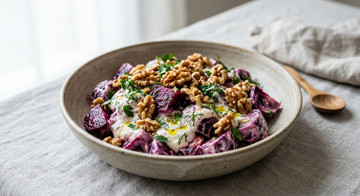 Salade de betteraves aux noix (Grèce)