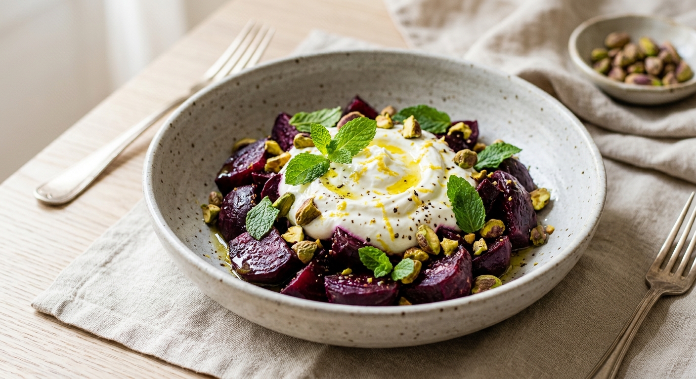 Salade de betteraves & pistaches