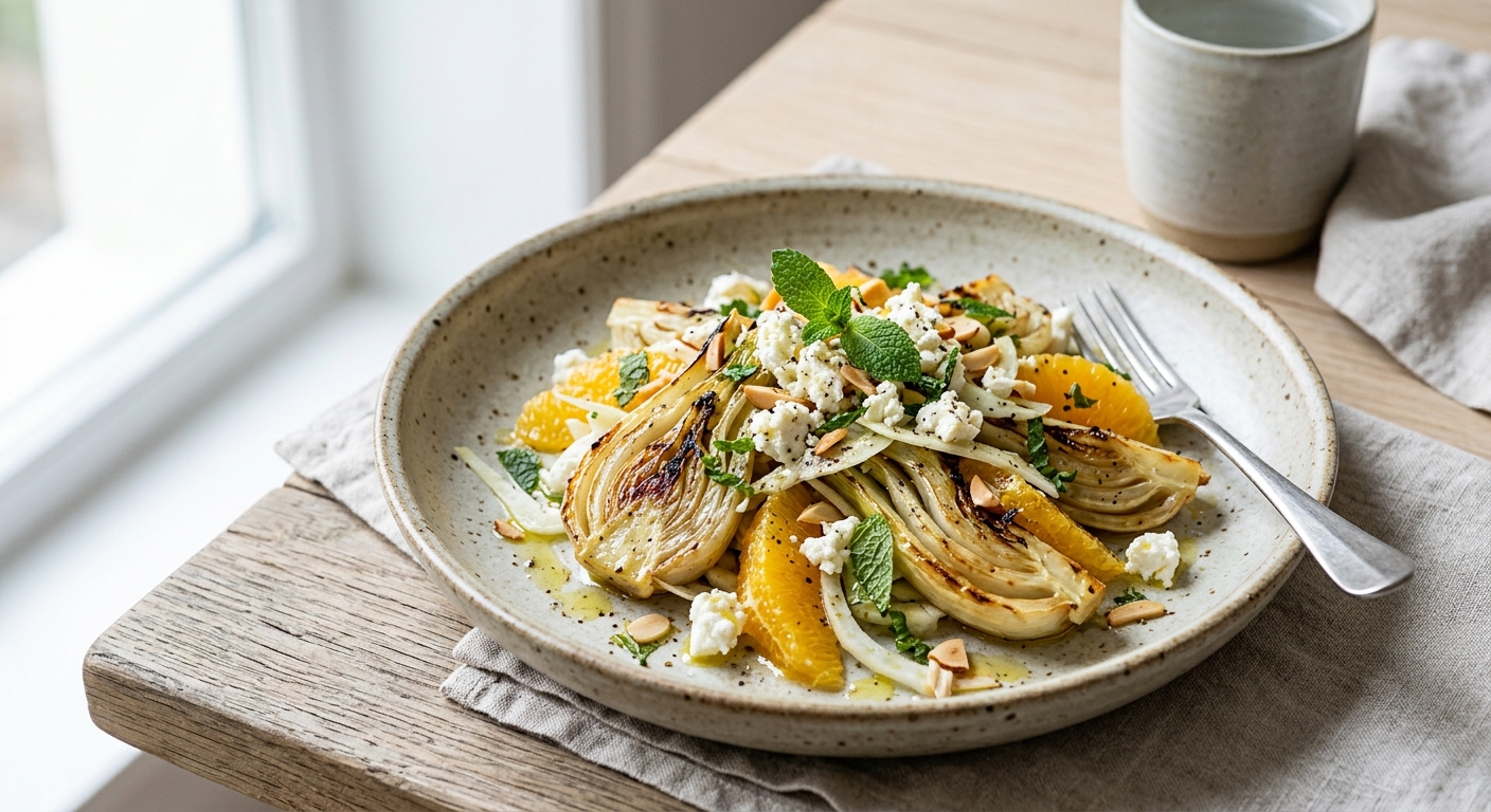 Salade de fenouil rôti