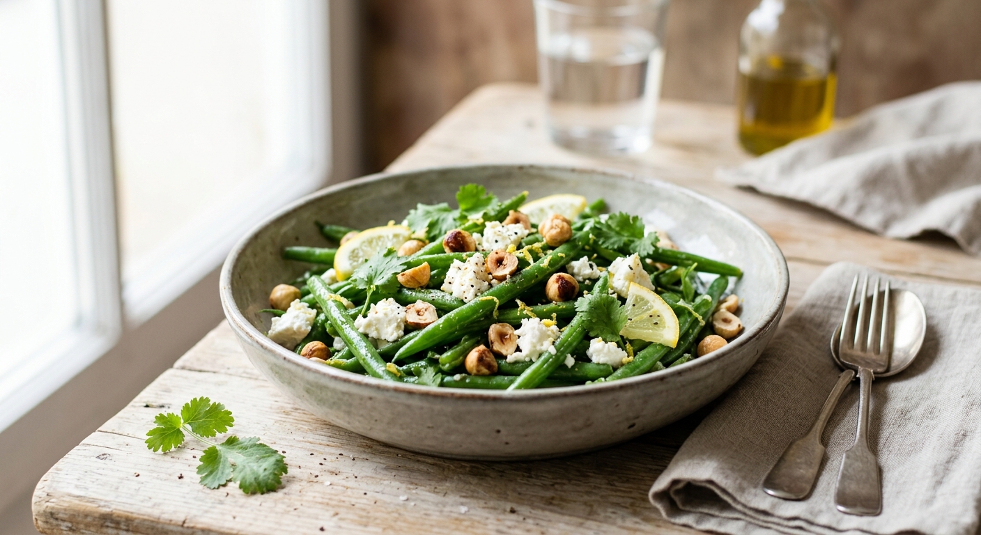 Salade de haricots verts
