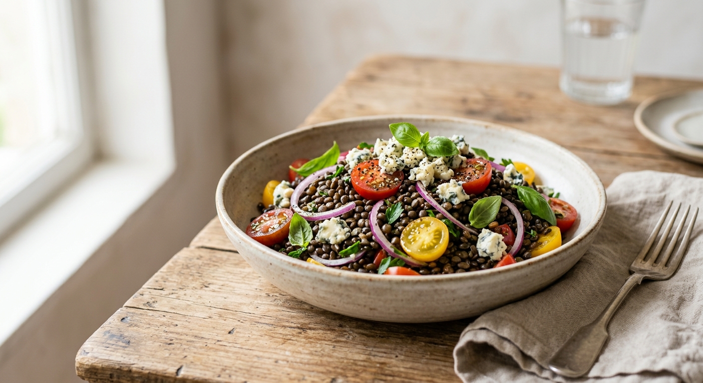 Salade de lentilles à l'italienne
