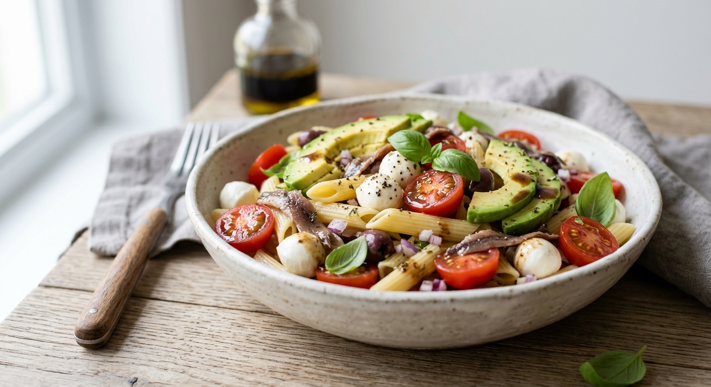 Salade de pâtes méditerranéenne