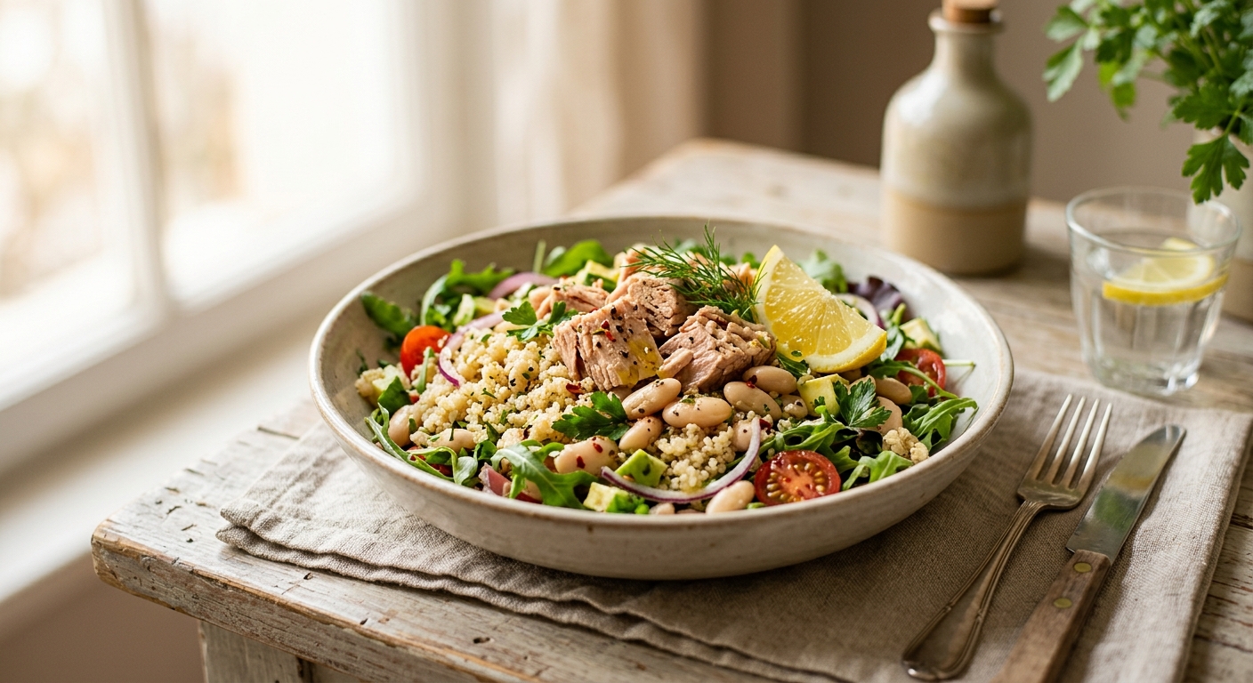Salade de thon & haricots blancs