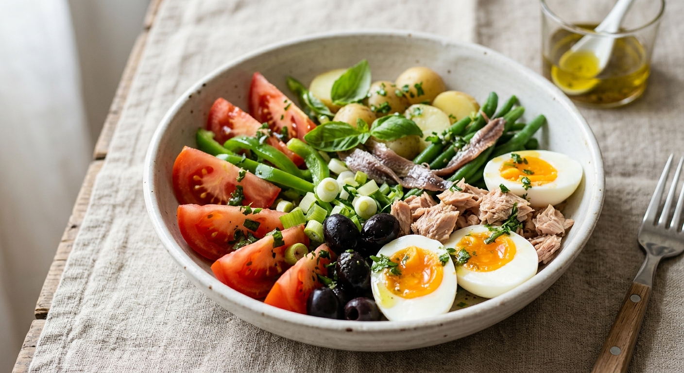 Salade niçoise : l'authentique niçoise
