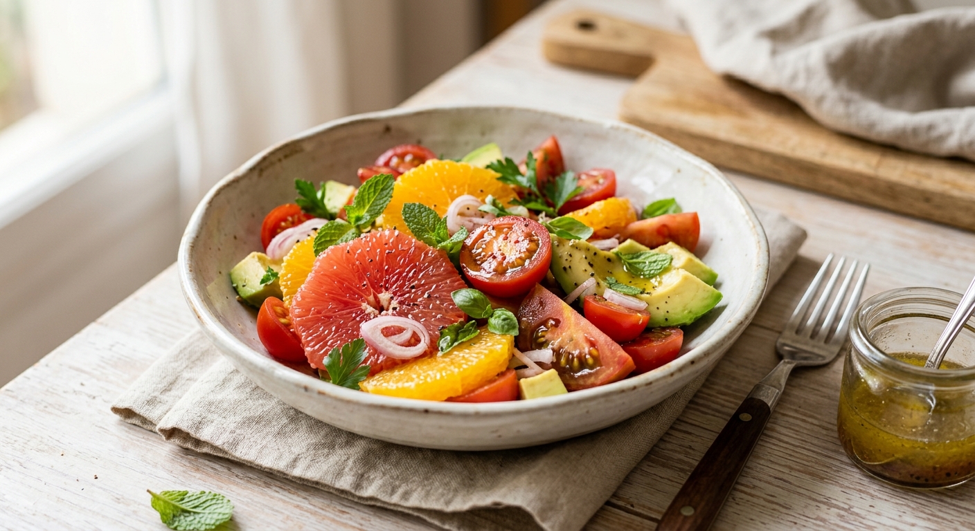 Salade tomates & agrumes