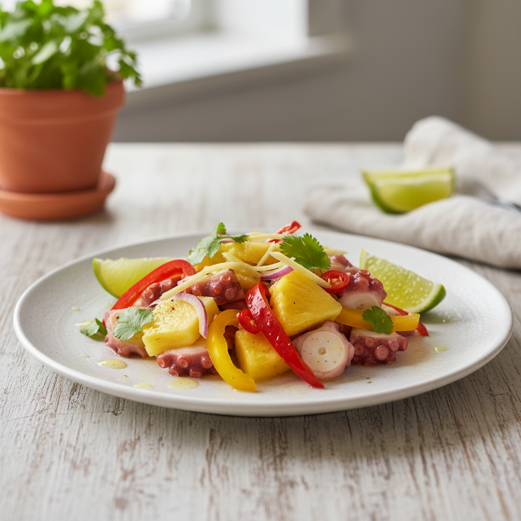 Salade zourite à l’ananas victoria