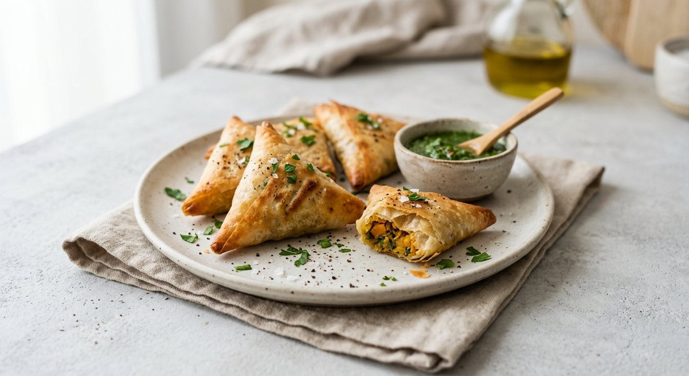 Samoussas végétariens au Airfryer