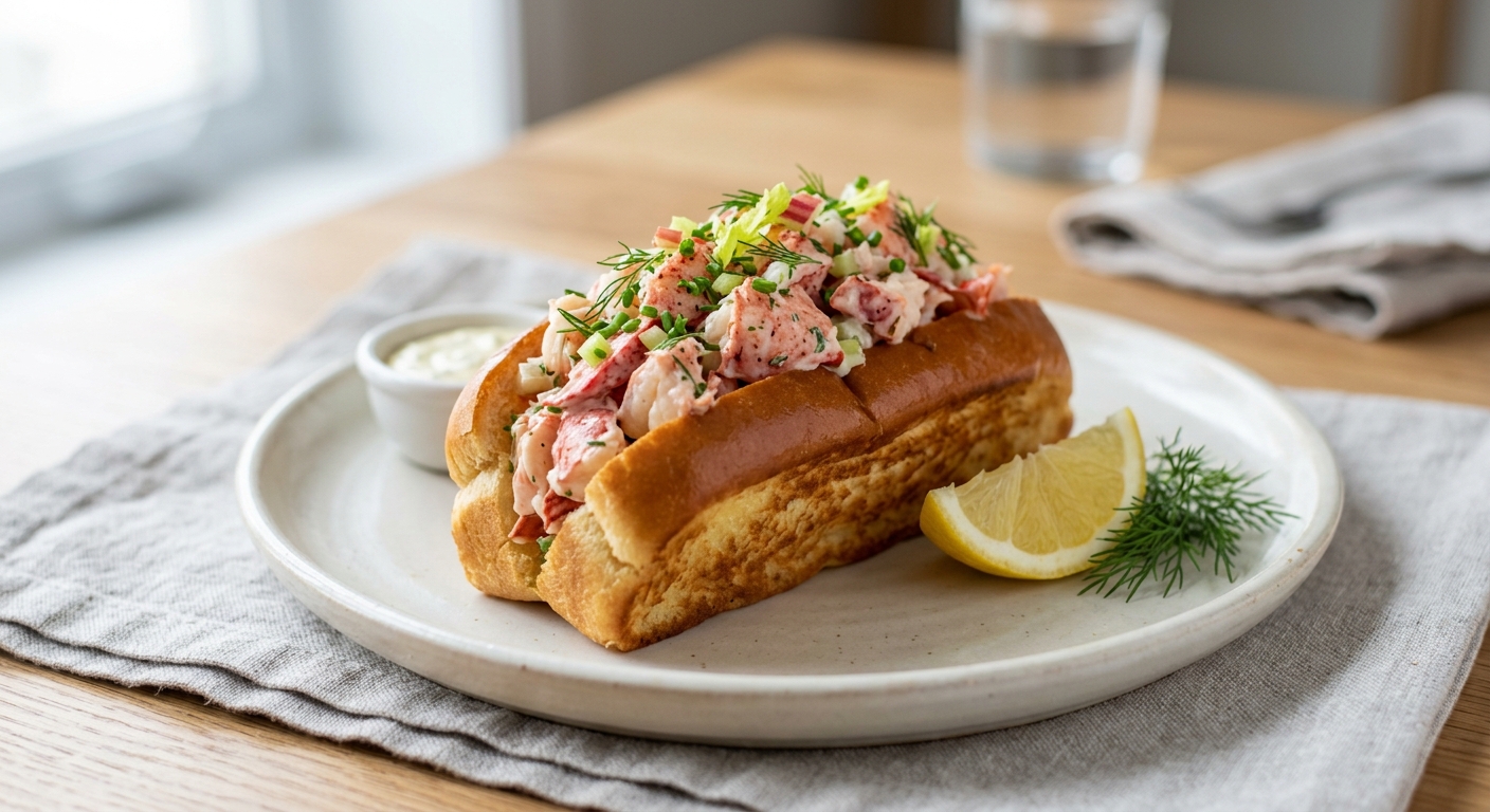 Sandwich "guédille" au homard