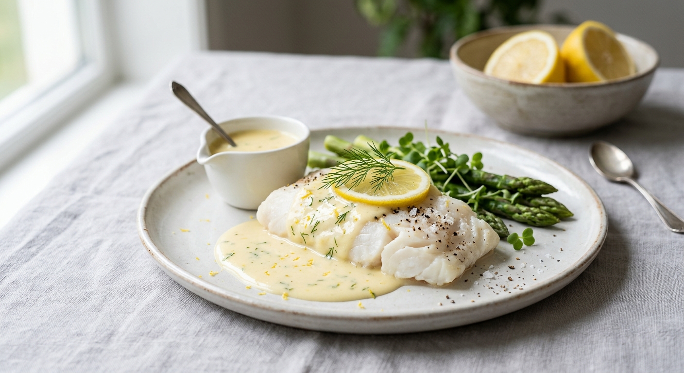 Sauce au beurre citronné (pour poisson)