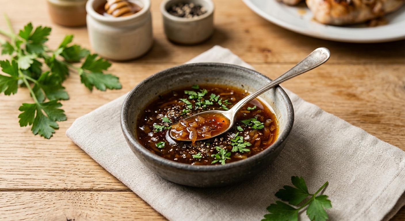 Sauce au miel et au soja (pour émincés de poulet ou gigot)