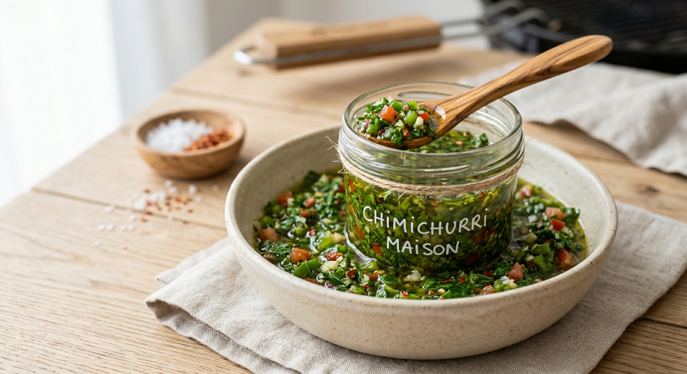 Sauce et marinade façon chimichurri
