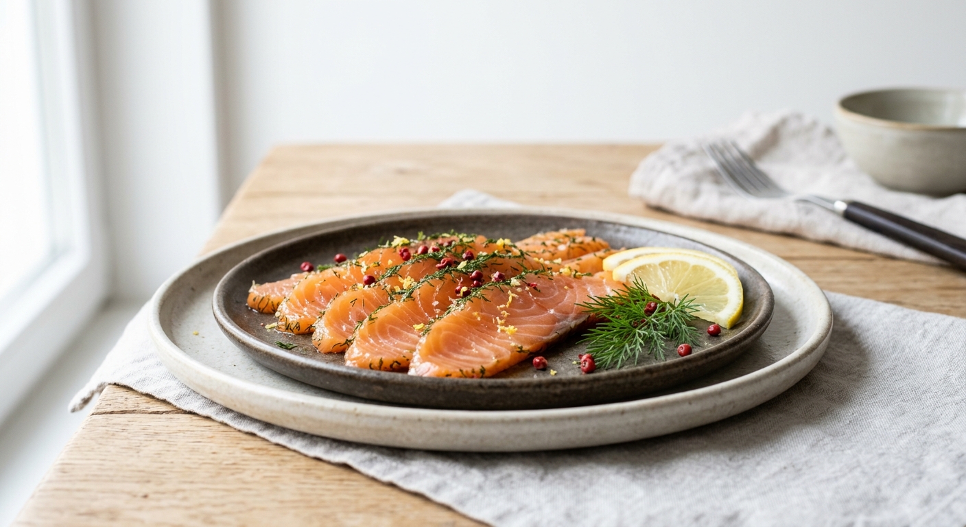 Saumon gravlax