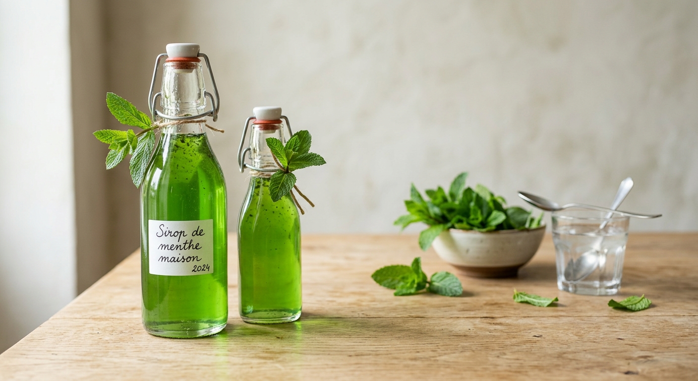 Sirop de menthe maison (2)