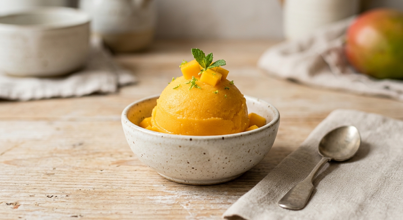 Sorbet à la mangue (7ème rencontre)