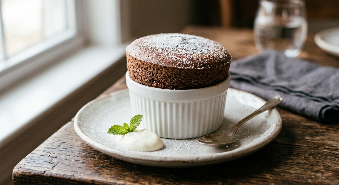 Soufflé au chocolat