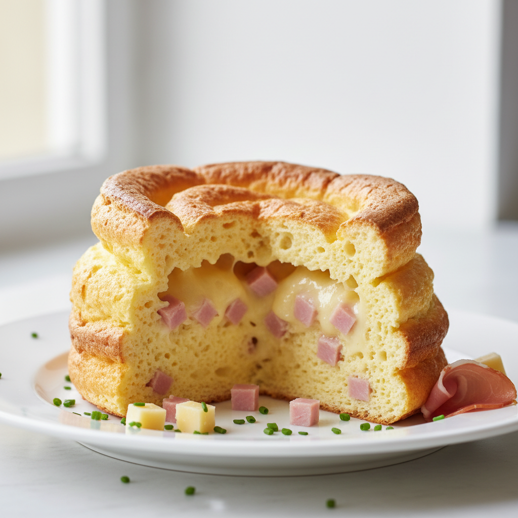 Soufflé au jambon