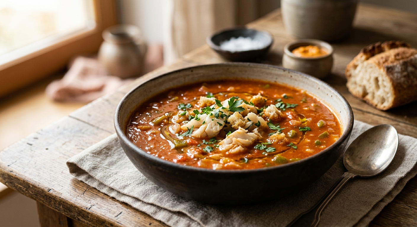 Soupe aux poissons