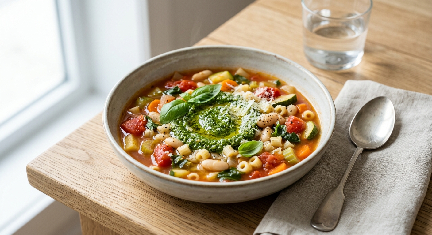 Soupe minestrone au pistou