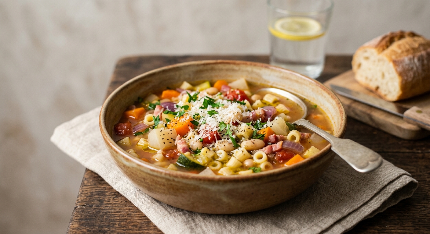 Soupe minestrone de Cyril Lignac - Tous en cuisine