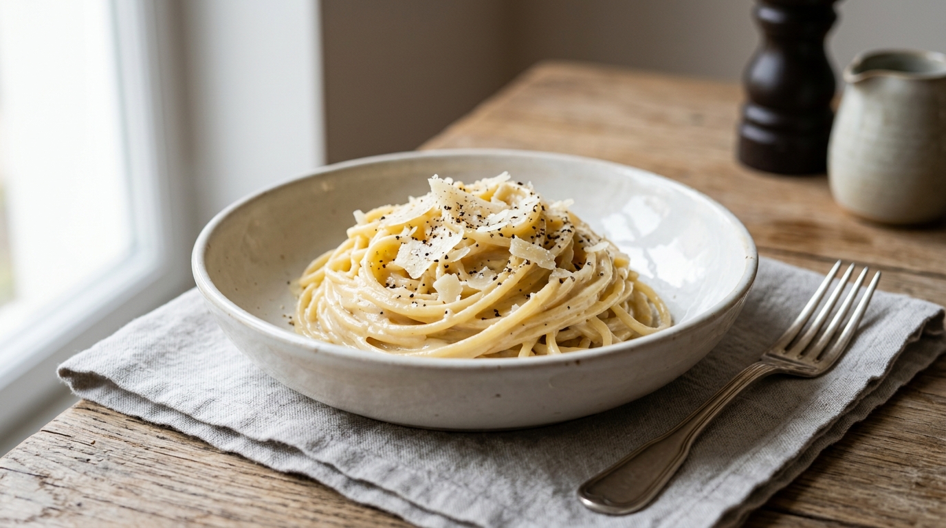 Spaghetti cacio e pepe