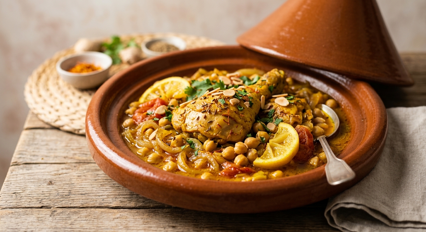 Tajine de poulet à la marocaine