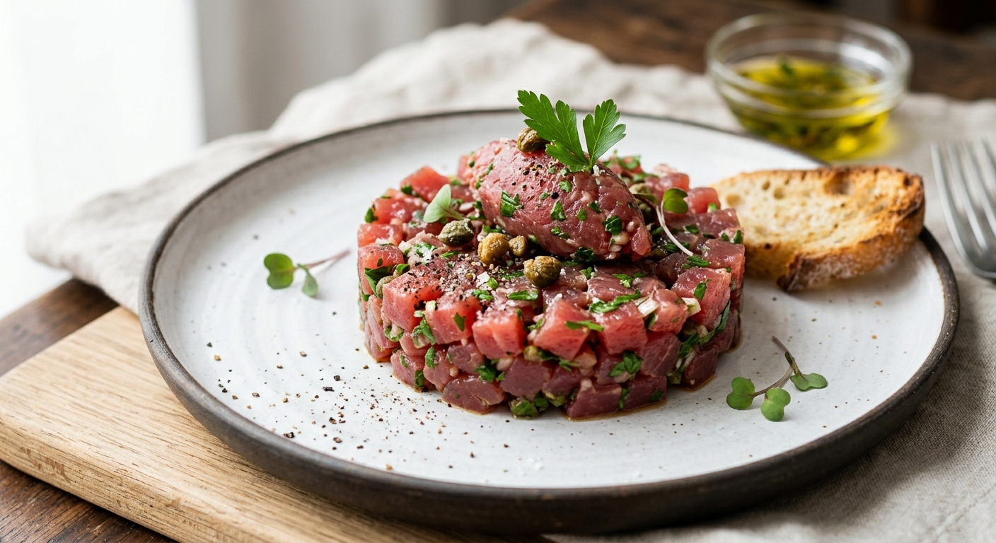 Tartare de thon rouge