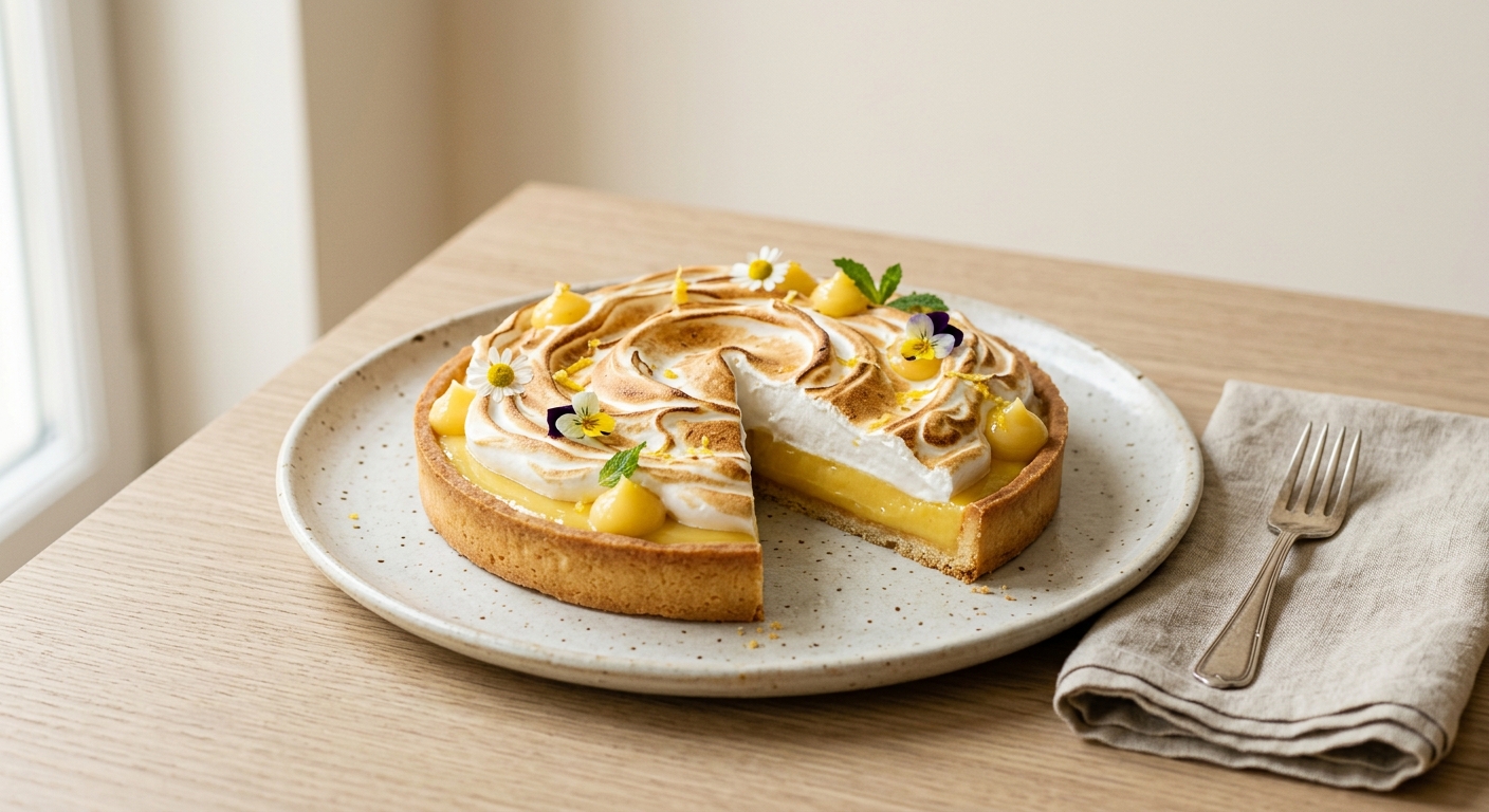 Tarte au citron meringuée