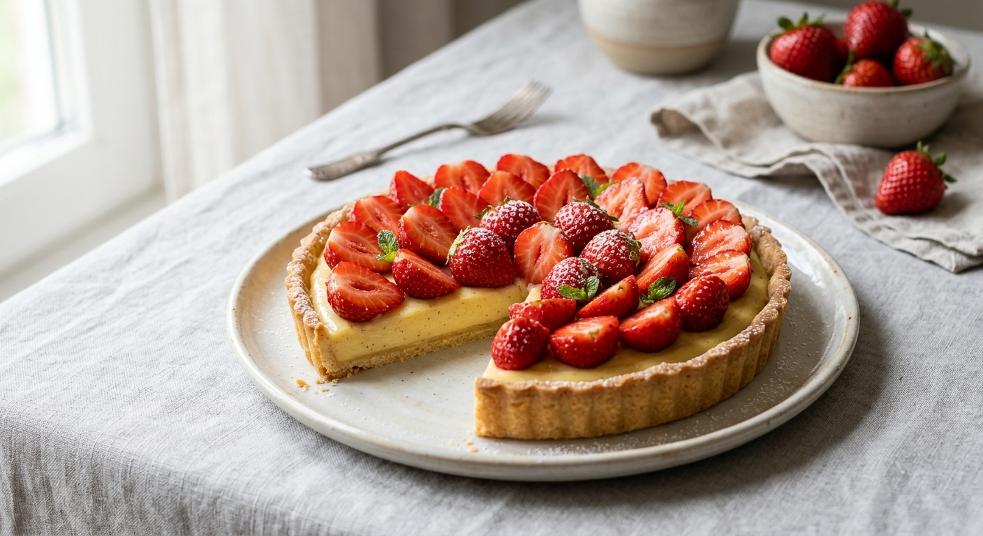 Tarte aux fraises