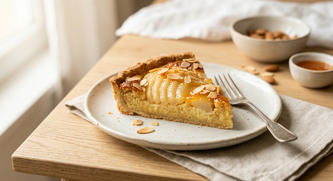 Tarte bourdaloue aux poires