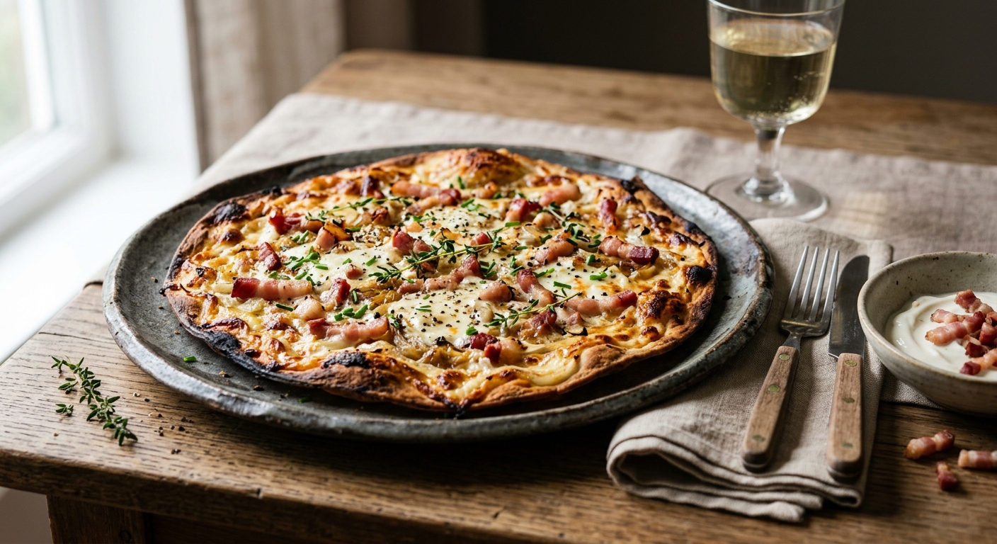 Tarte flambée (alsacienne)