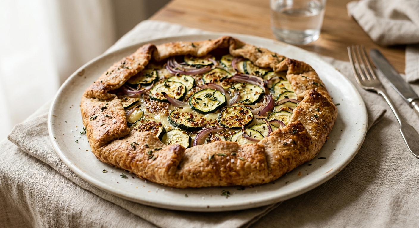 Tarte rustique aux légumes d'été