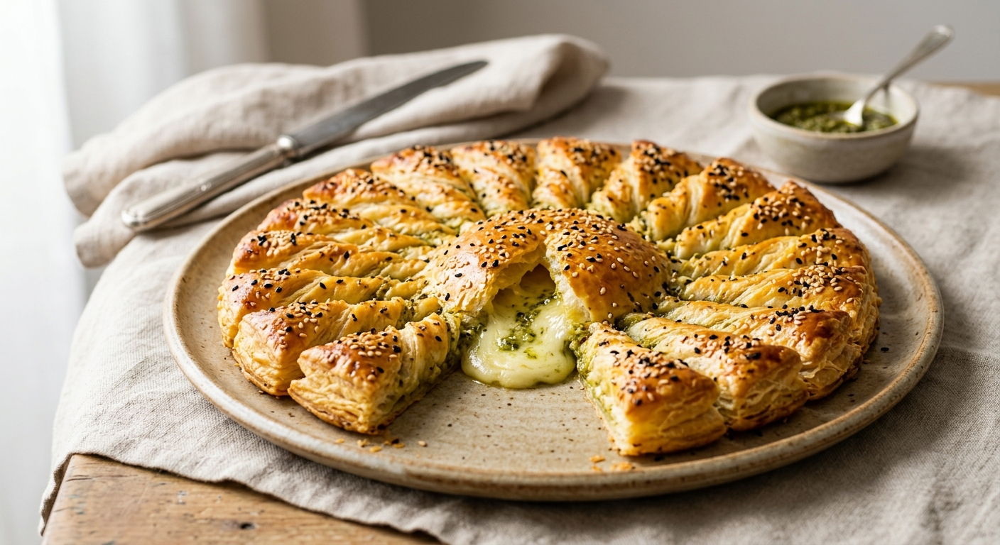 Tarte soleil au brie