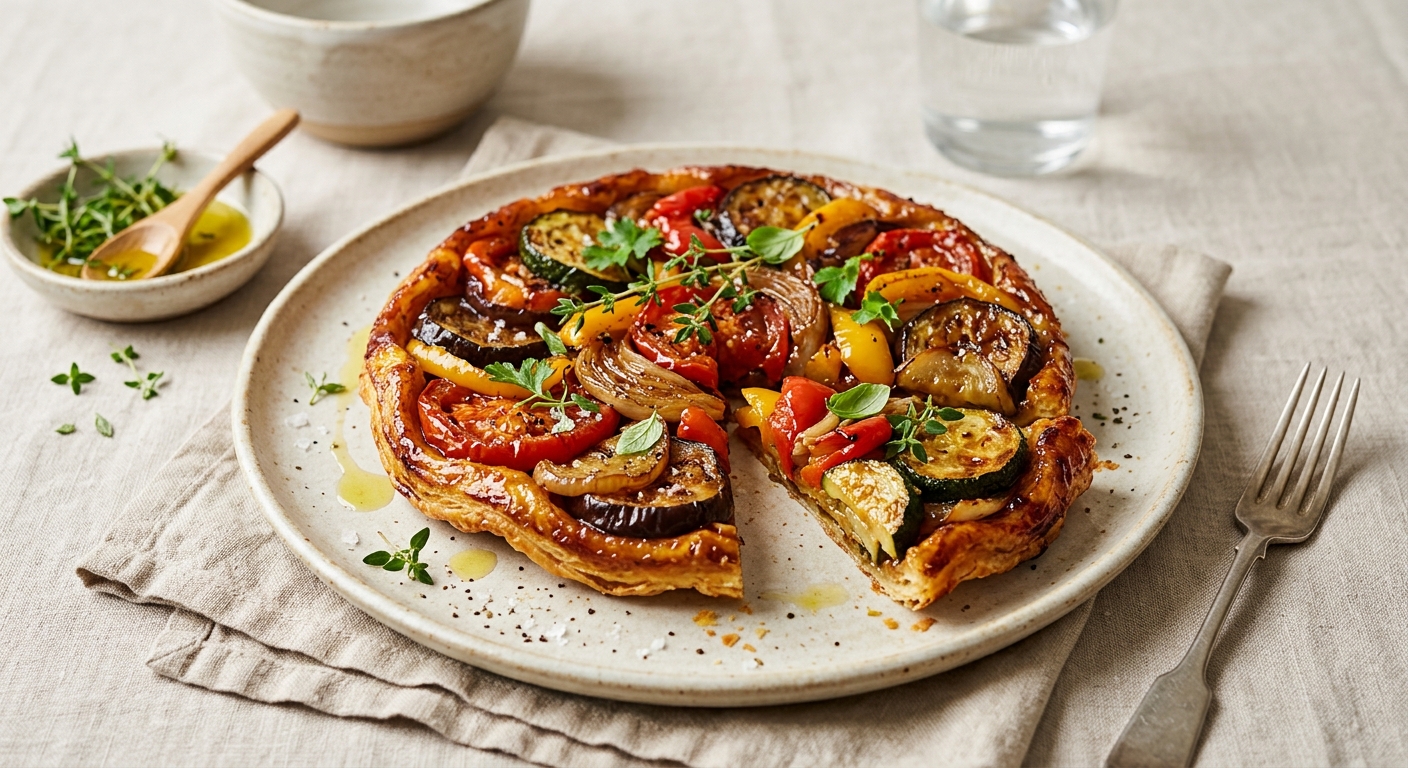 Tarte tatin de légumes