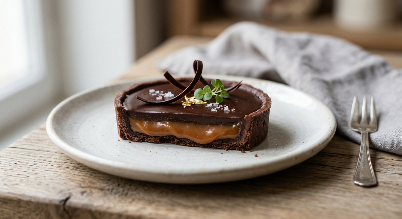 Tartelette caramel chocolat